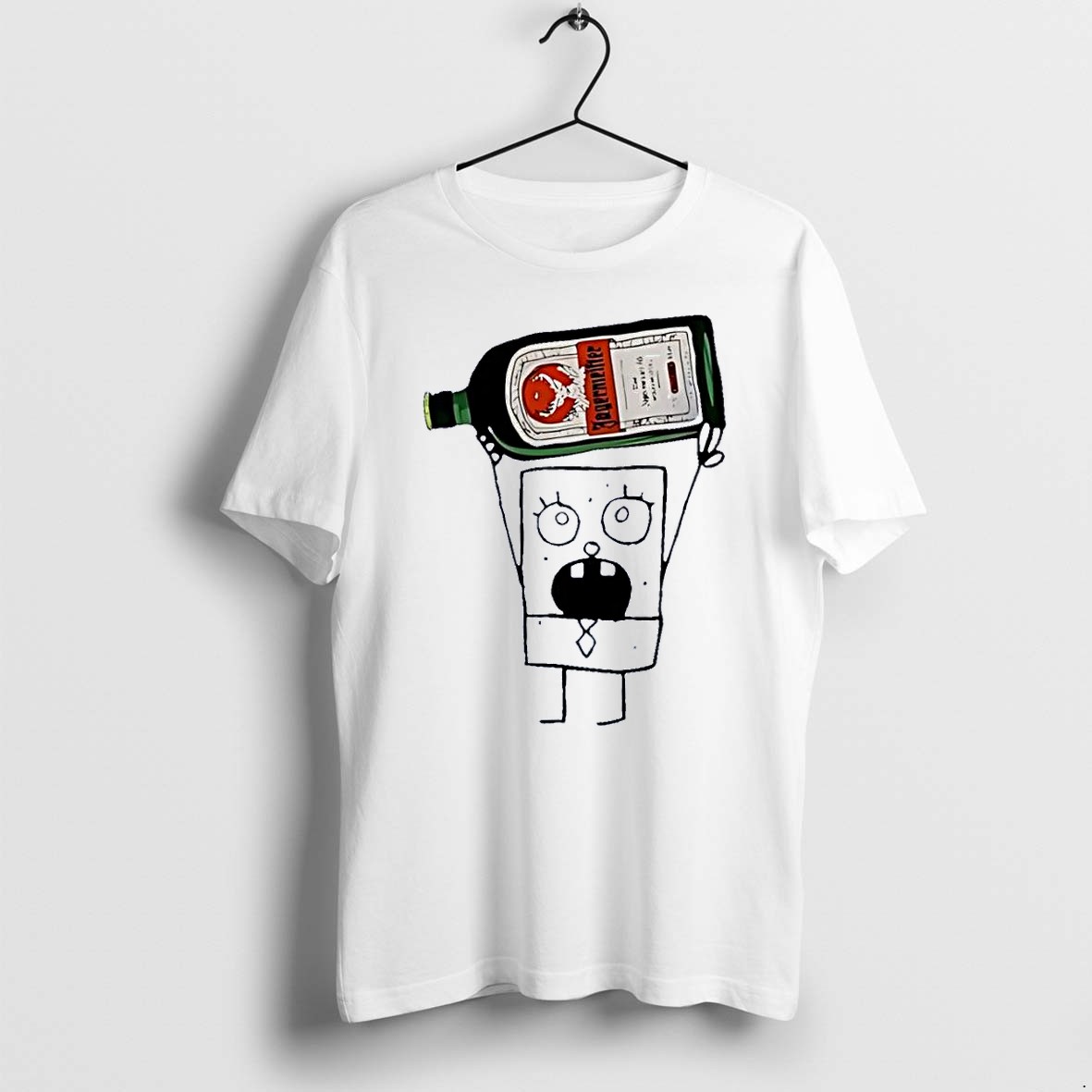 Original Doodlebob Jagermeister White Tshirts