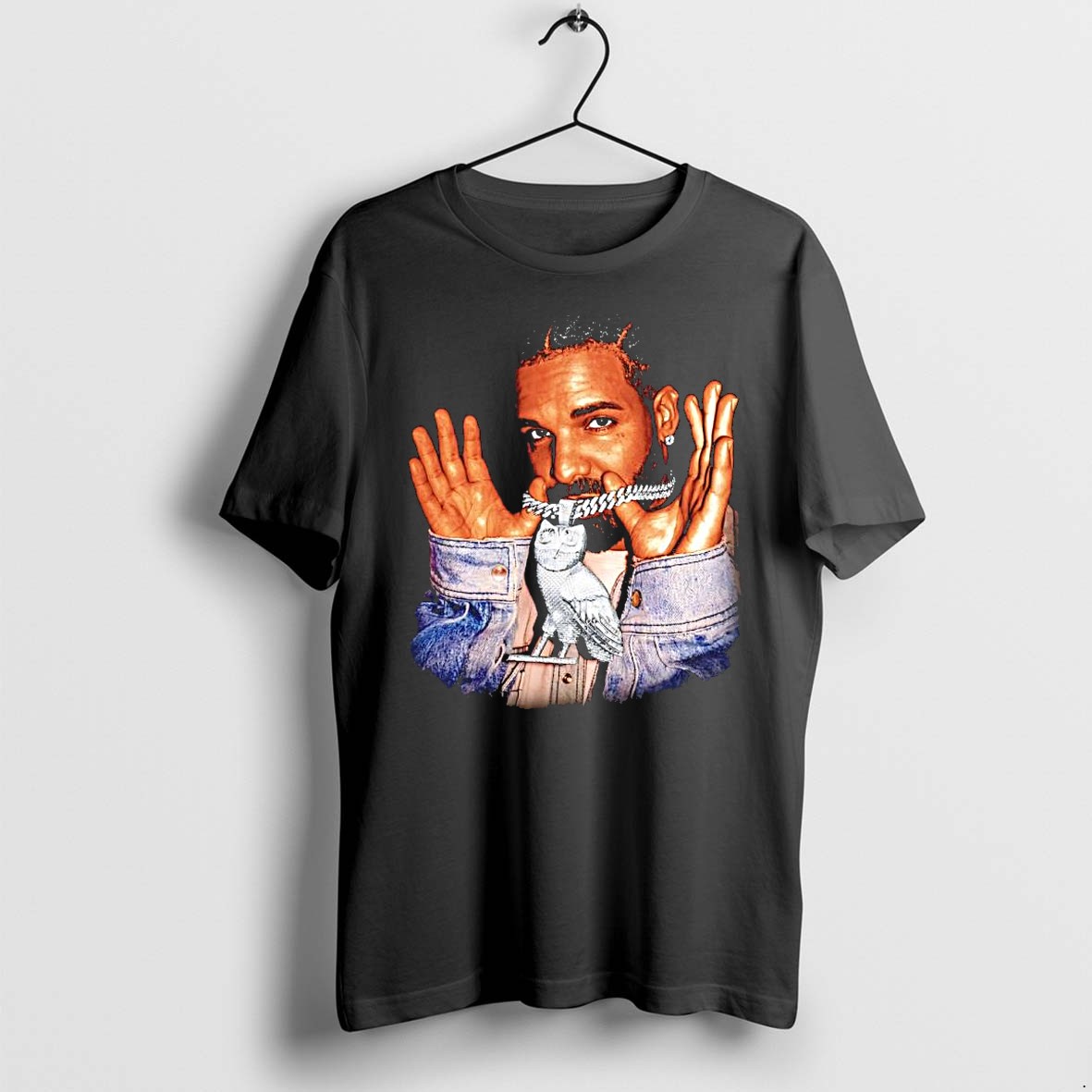 Original Drake Owl Pendant Hip Hop Rapper Tshirts