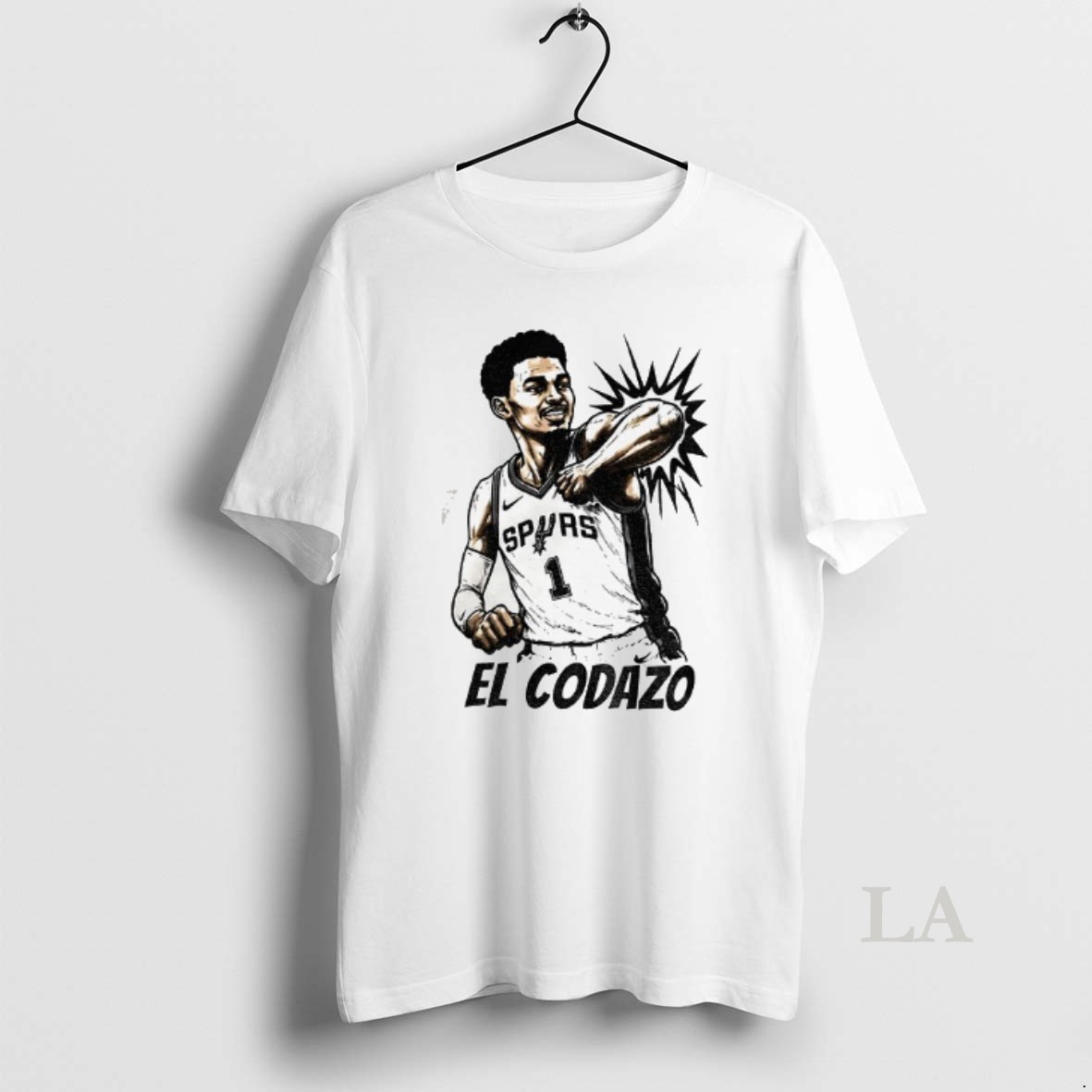 Original El Codazo Victor Wembanyama San Antonio Spurs Basketball Vintage Shirt