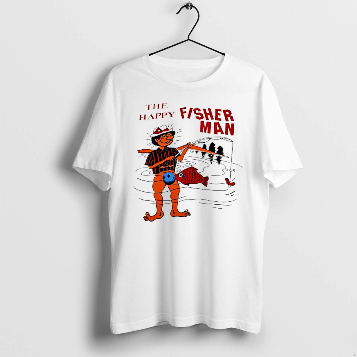 Original Fisher Man The Happy Graphic Tshirts