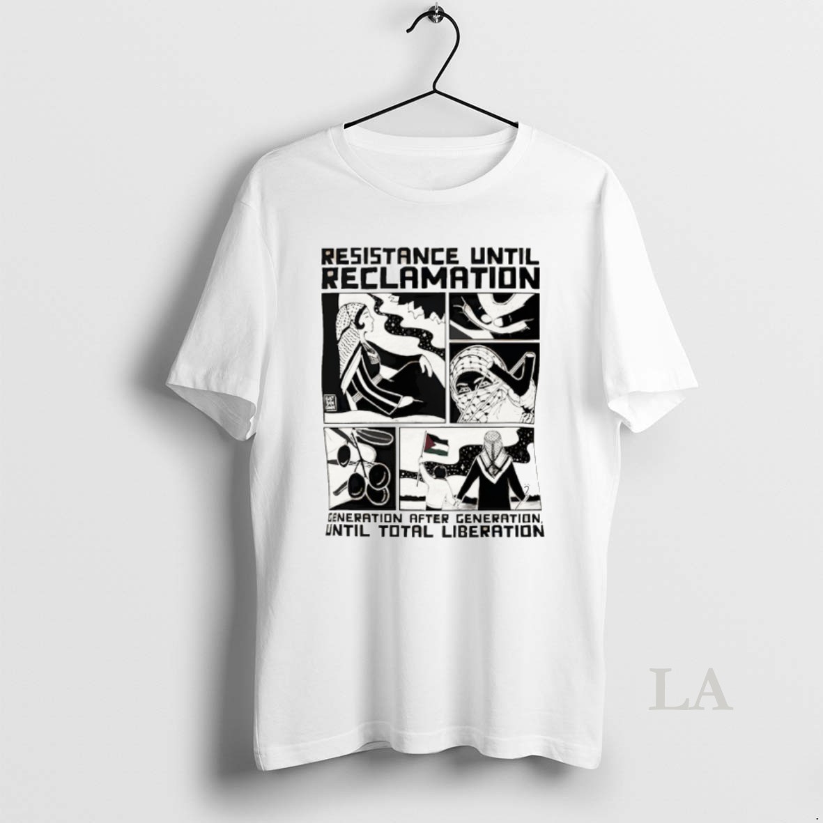 Original Free Palestine Resistance Until Reclamation Generation After Generation Until Total Liberation Shirt