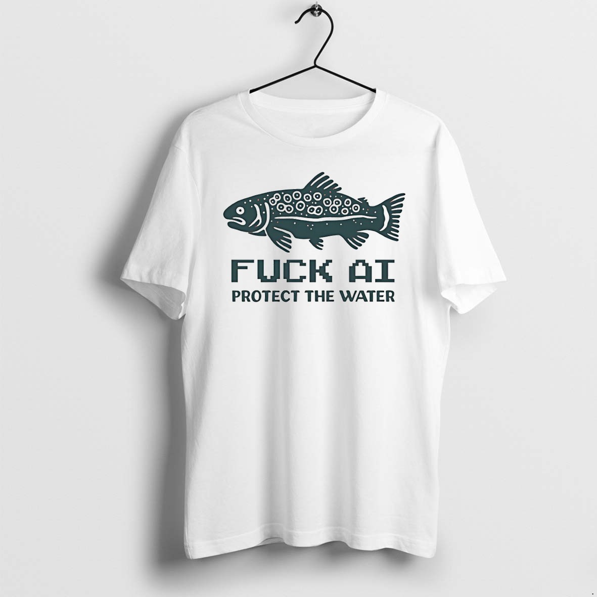 Original Fuck Ai Protect The Water Vintage Tshirts