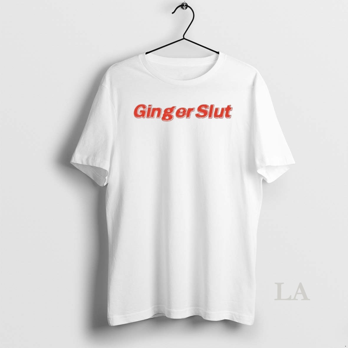 Original Ginger Slut Text Shirt