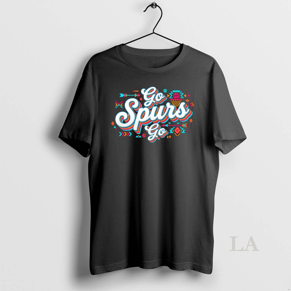 Original Go Spurs Go Retro Basketball Shirt