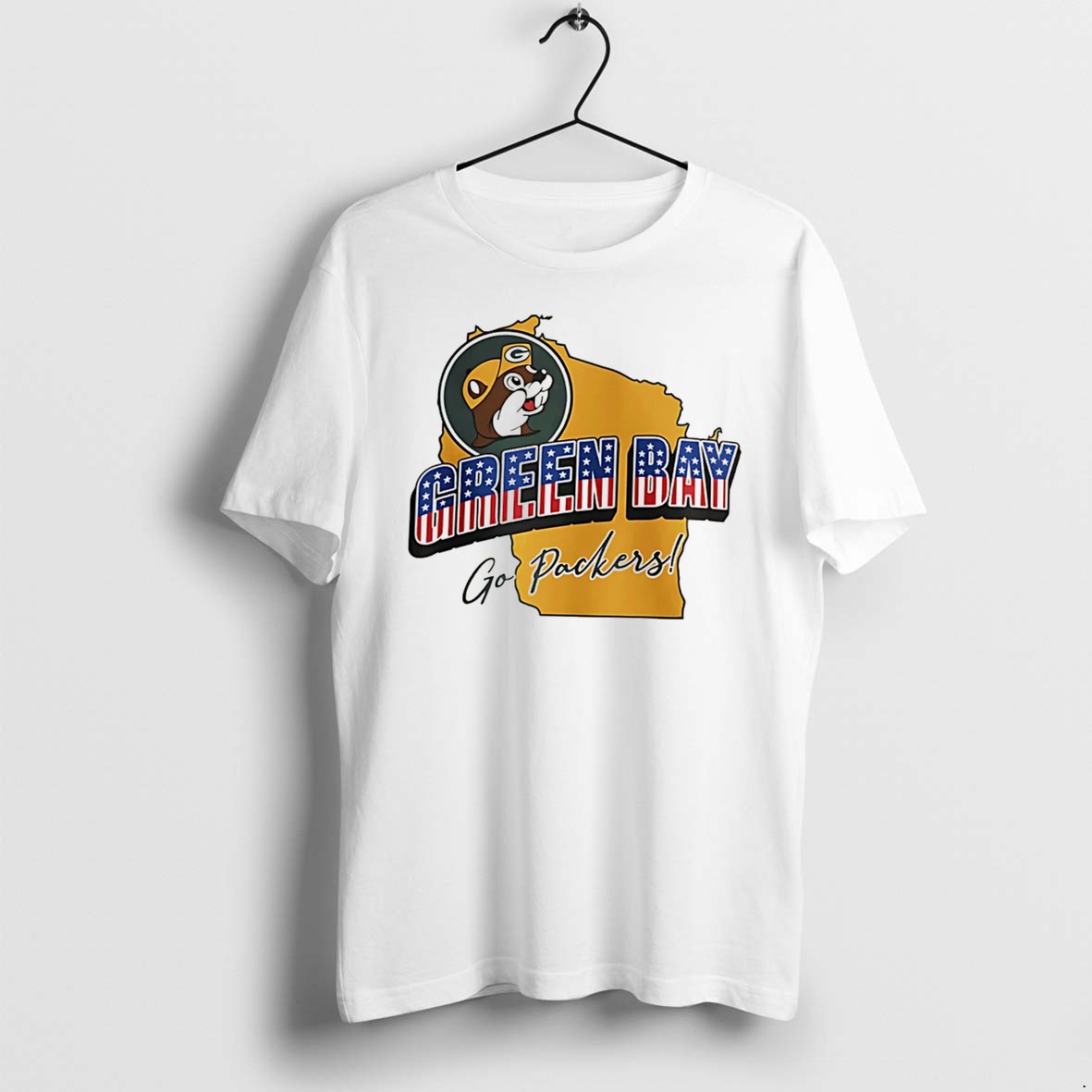 Original Green Bay Packers Buc Ees Green Bay Go Packers Patriotic Tee Tshirts