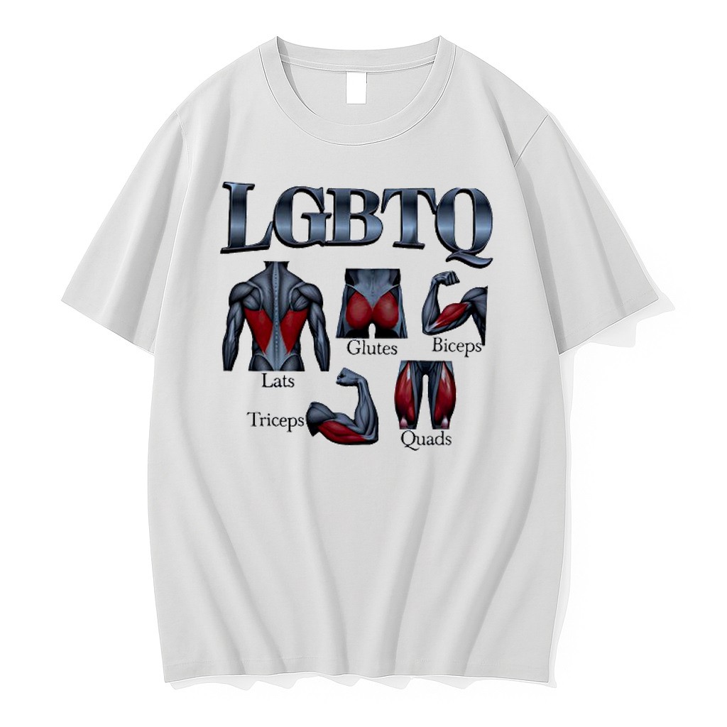 Original Gym Lgbtq Lats Glutes Biceps Triceps Quads Tshirts