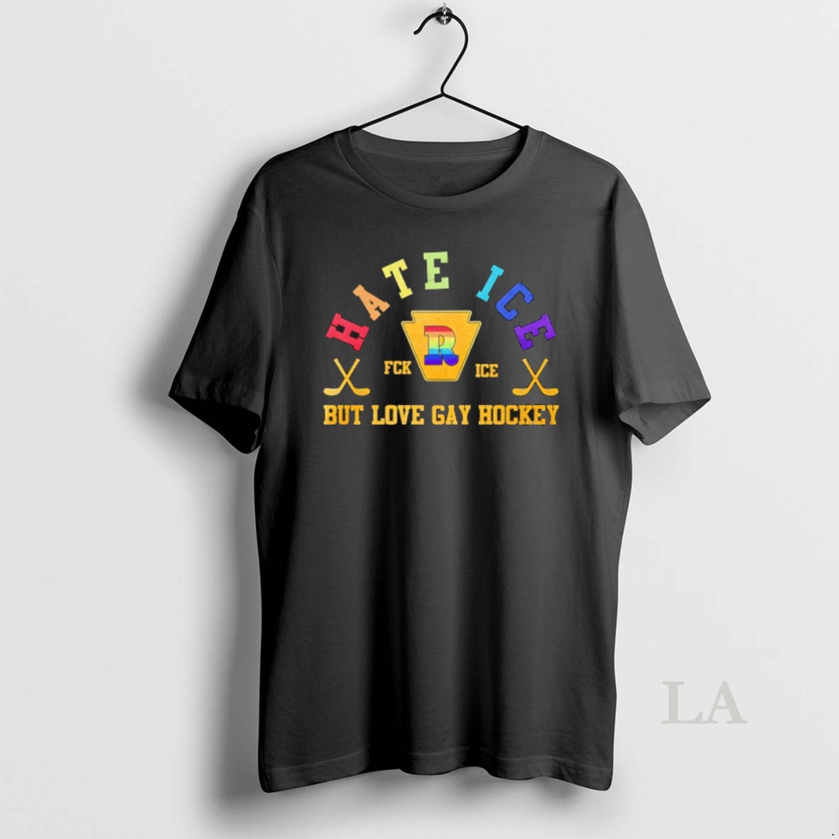 Original Hate Ice But Love Gay Hockey Lgbt 2026 Shirt