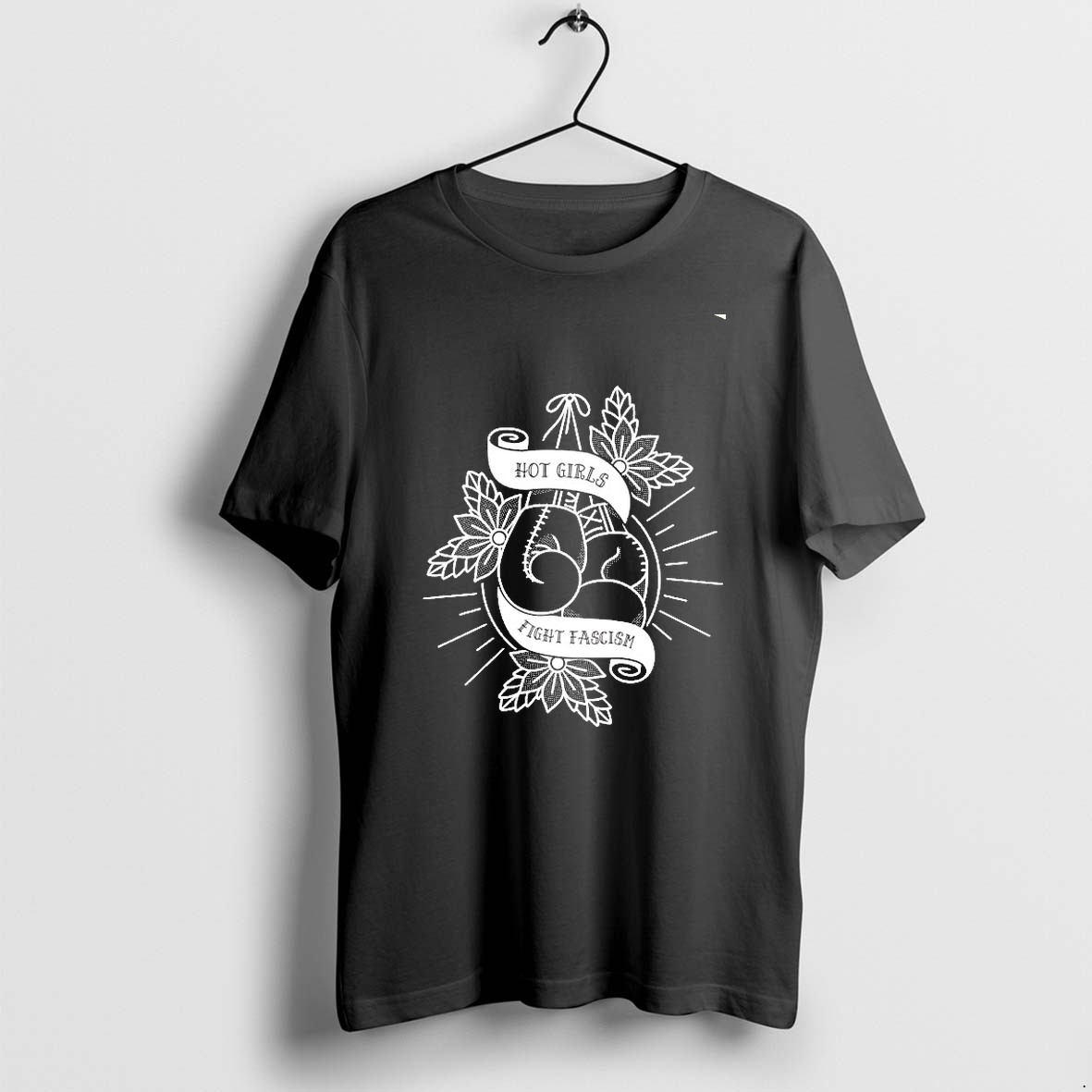 Original Hot Boys Girls Fight Fascism Classic Tshirts