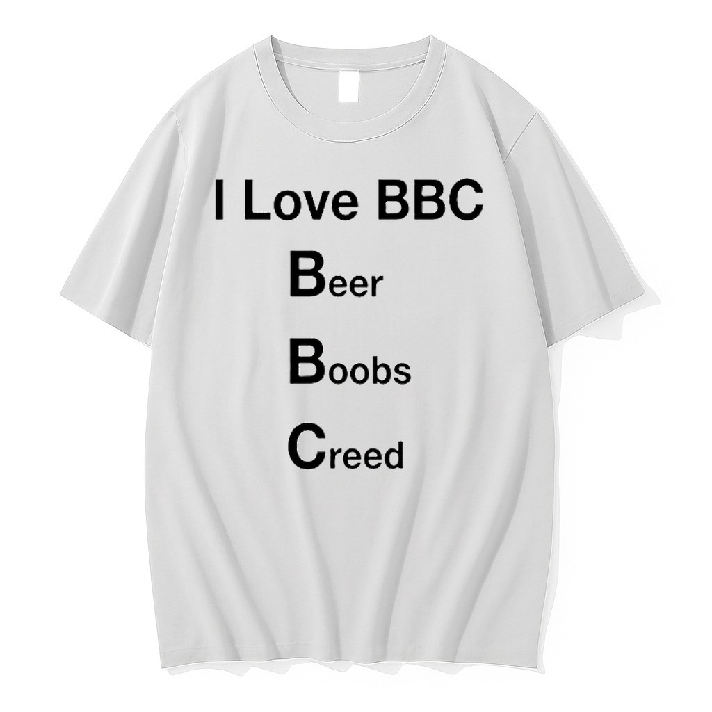 Original I Love Bbc Beer Boobs Creed Tshirts