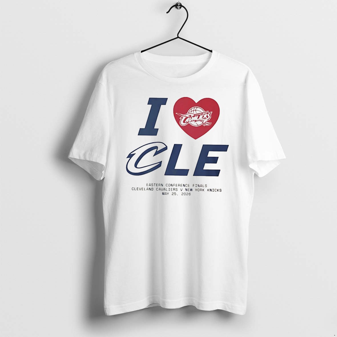 Original I Love Cle Eastern Conference Finals Cleveland Cavalier Vs New York Knicks 2026 Tee Tshirts