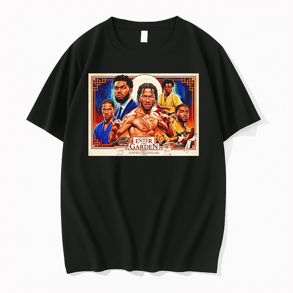 Original Jalen Brunson New York Knicks Basketball Enter The Garden Enter The Dragon Parody Tshirts