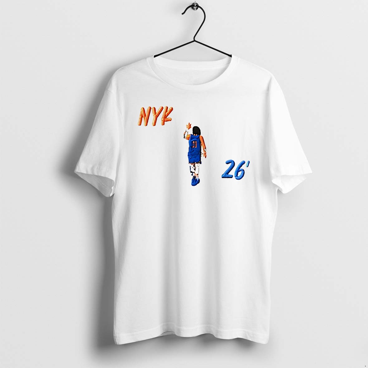 Original Jalen Brunson Caricature New York Knicks Basketball Nba 26 Tshirts