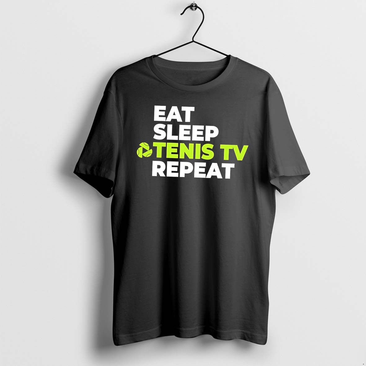 Original Jon Favreau Eat Sleep Tennis Tv Repeat Tee Tshirts