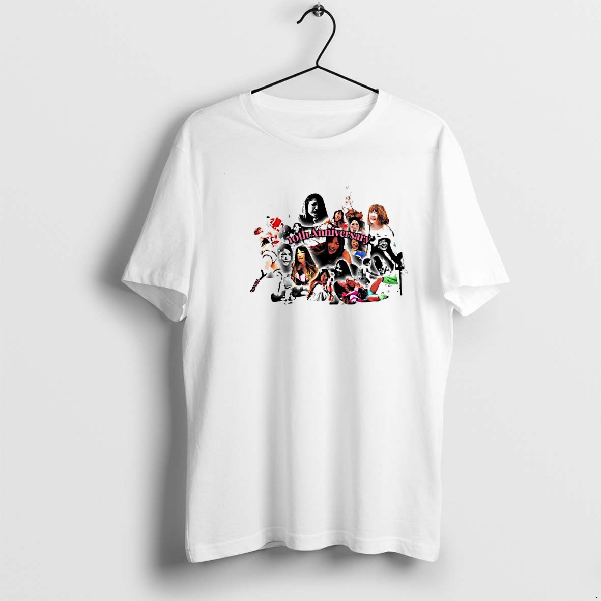 Original Joshi Puroresu Japanese Womens Wrestling 10th Anniversary Collage Tshirts