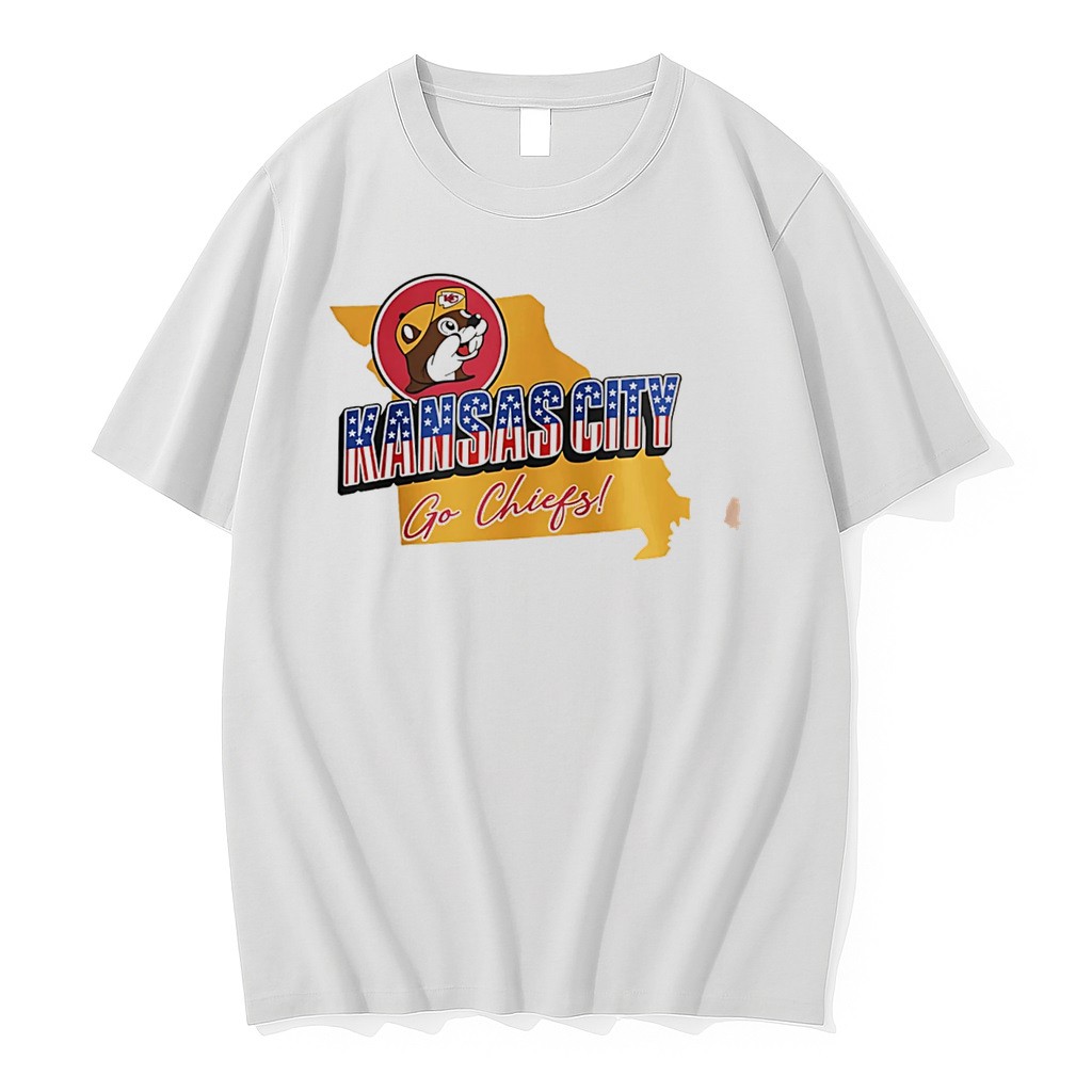 Original Kansas City Chiefs Buc Ees Kansas City Go Chiefs Patriotic Tee Tshirts