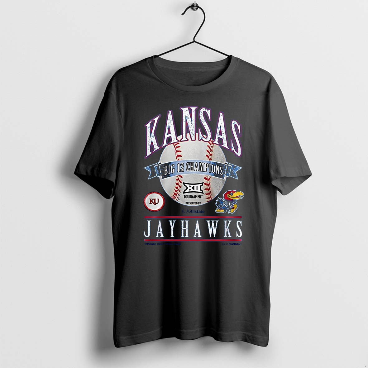 Original Kansas Jayhawks 2026 Big 12 Baseball Tournament Champions 1 Tshirts