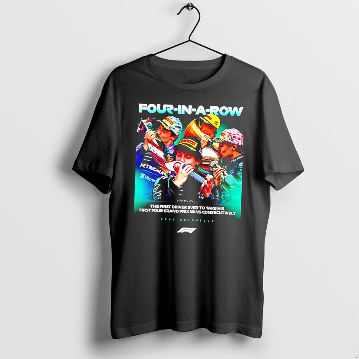 Original Kimi Antonelli Formula 1 Four In A Row Canadian Grand Prix 2026 Tee Tshirts