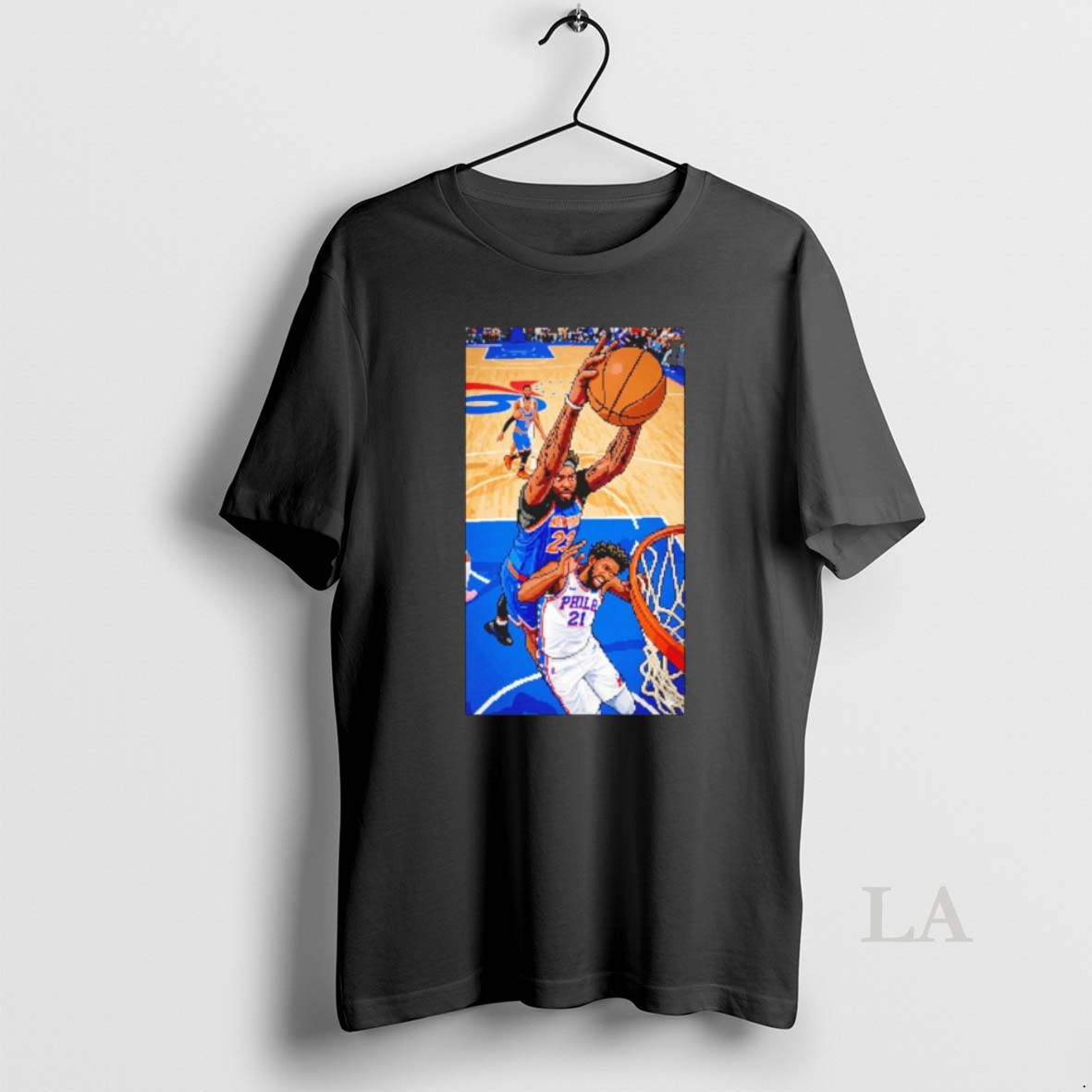 Original Knicks Mitchell Robinson Dunking On Joel Embiid Shirt