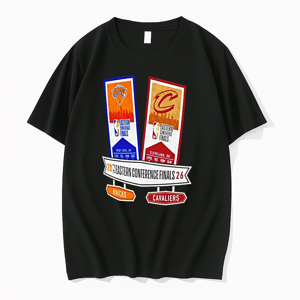 Original Knicks Playoffs 26 Eastern Conference Finals Match Up Knicks Sweep Cavaliers Tshirts