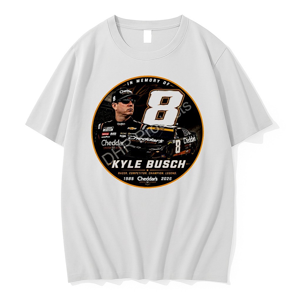 Original Kyle Busch Number 8 Tribute Racer Competitor Champion Legend Tshirts