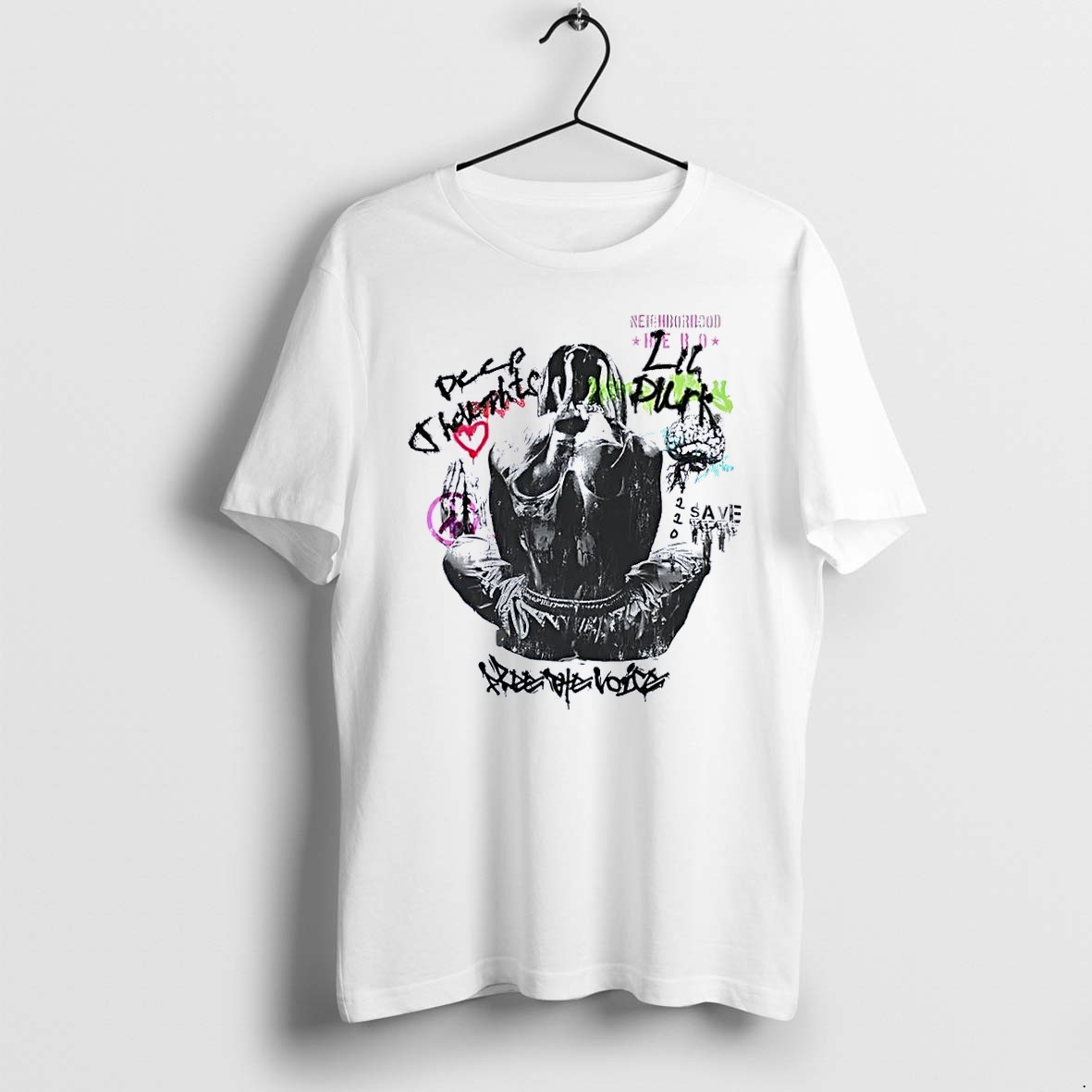 Original Lil Durk Neighborhood He B O Deep Thoughts Save 220 Free The Voice White Tshirts