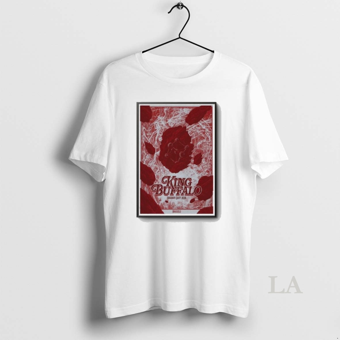 Original Limited King Buffalo Obsidian Dust 2026 Brussels Belgium Shirt
