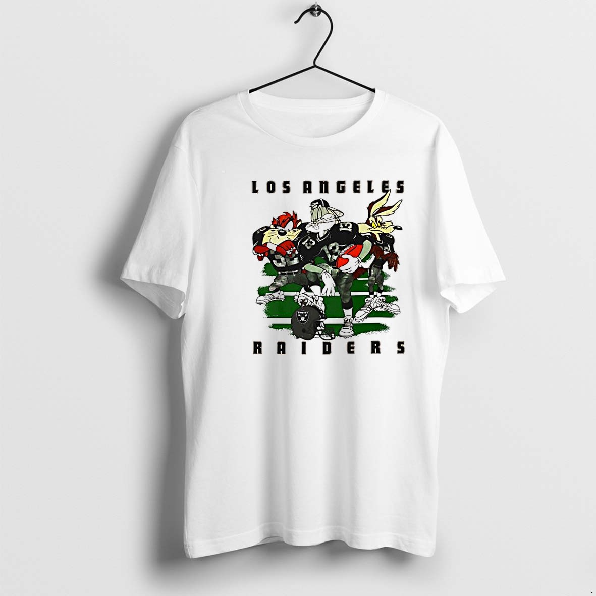 Original Looney Tunes X Los Angeles Raiders Football Cartoon Tshirts