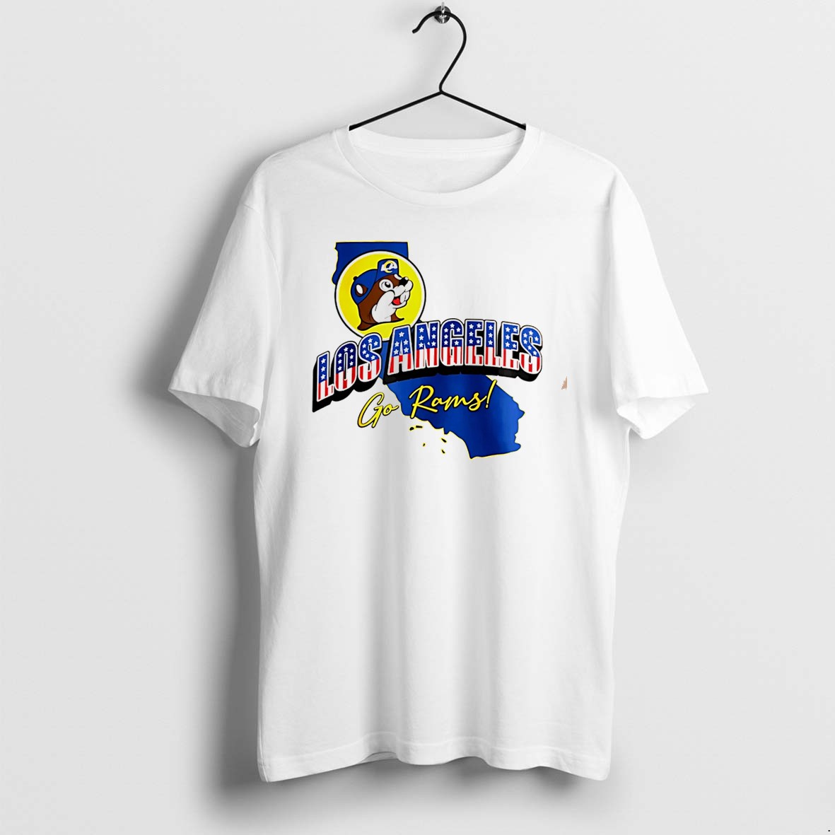 Original Los Angeles Rams Buc Ees Los Angeles Go Rams Patriotic Tee Tshirts