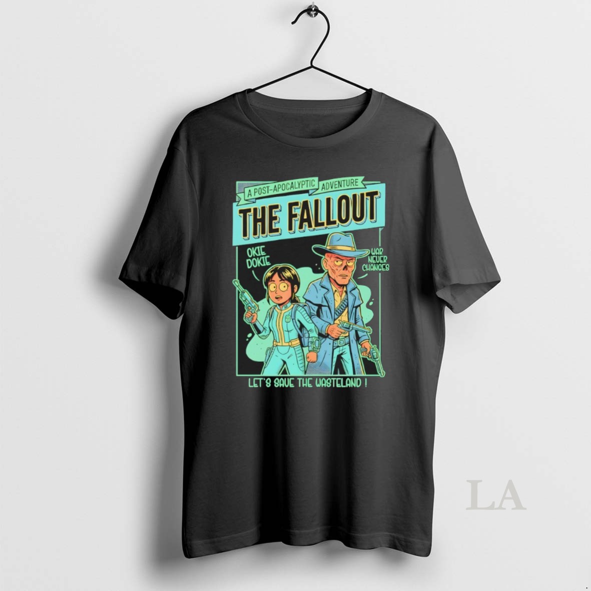 Original Lucy And The Ghoul From Fallout Wasteland Duo A Post Apocalyptic Adventure Shirt
