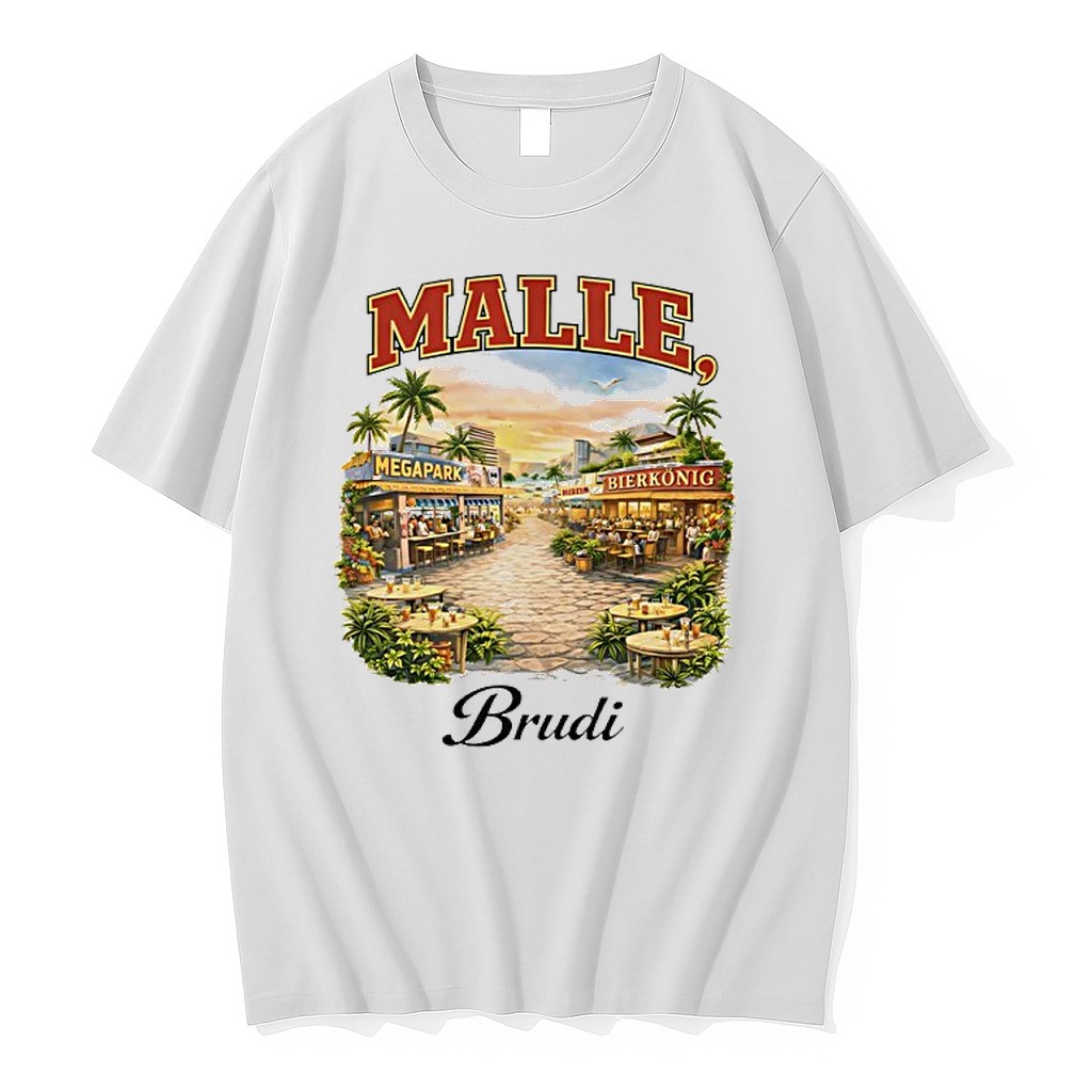 Original Malle Brudi Megapark Bierkonig Graphic Tshirts