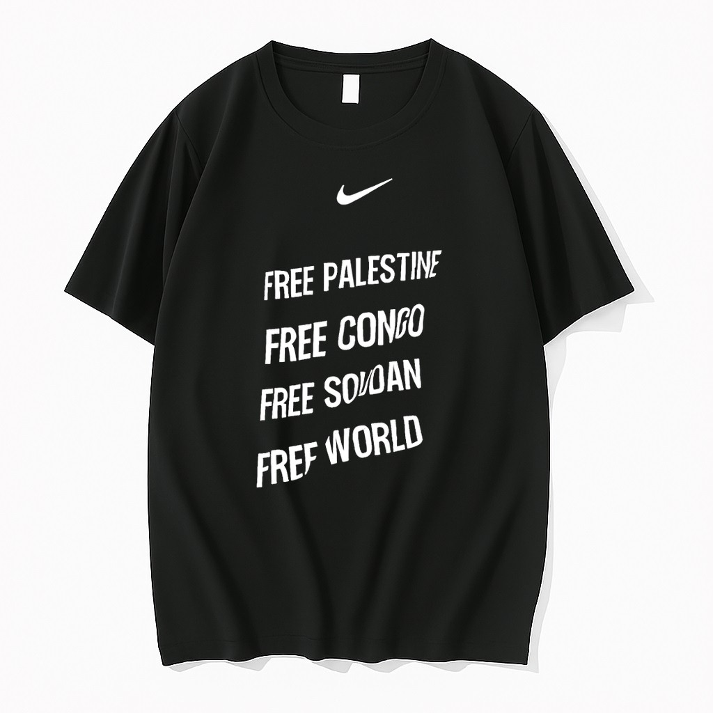Original Marc Cucurella Wearing Free Palestine Free Sudan Free Congo Nike Logo Tshirts