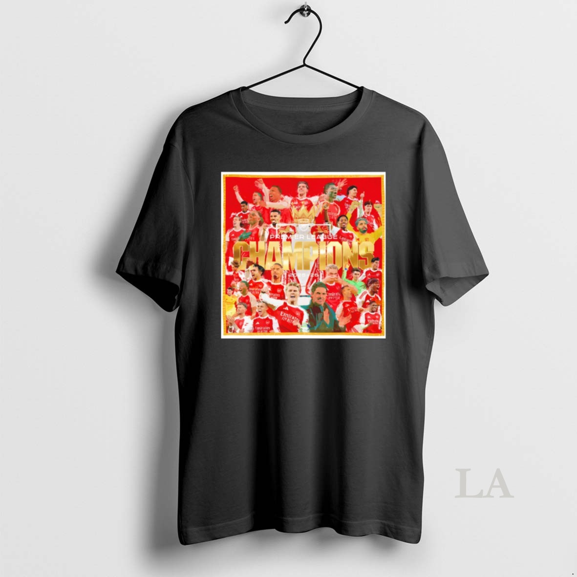 Original Mikel Arteta Arsenal Fc All Team Premier League Champions 2025 26 Shirt