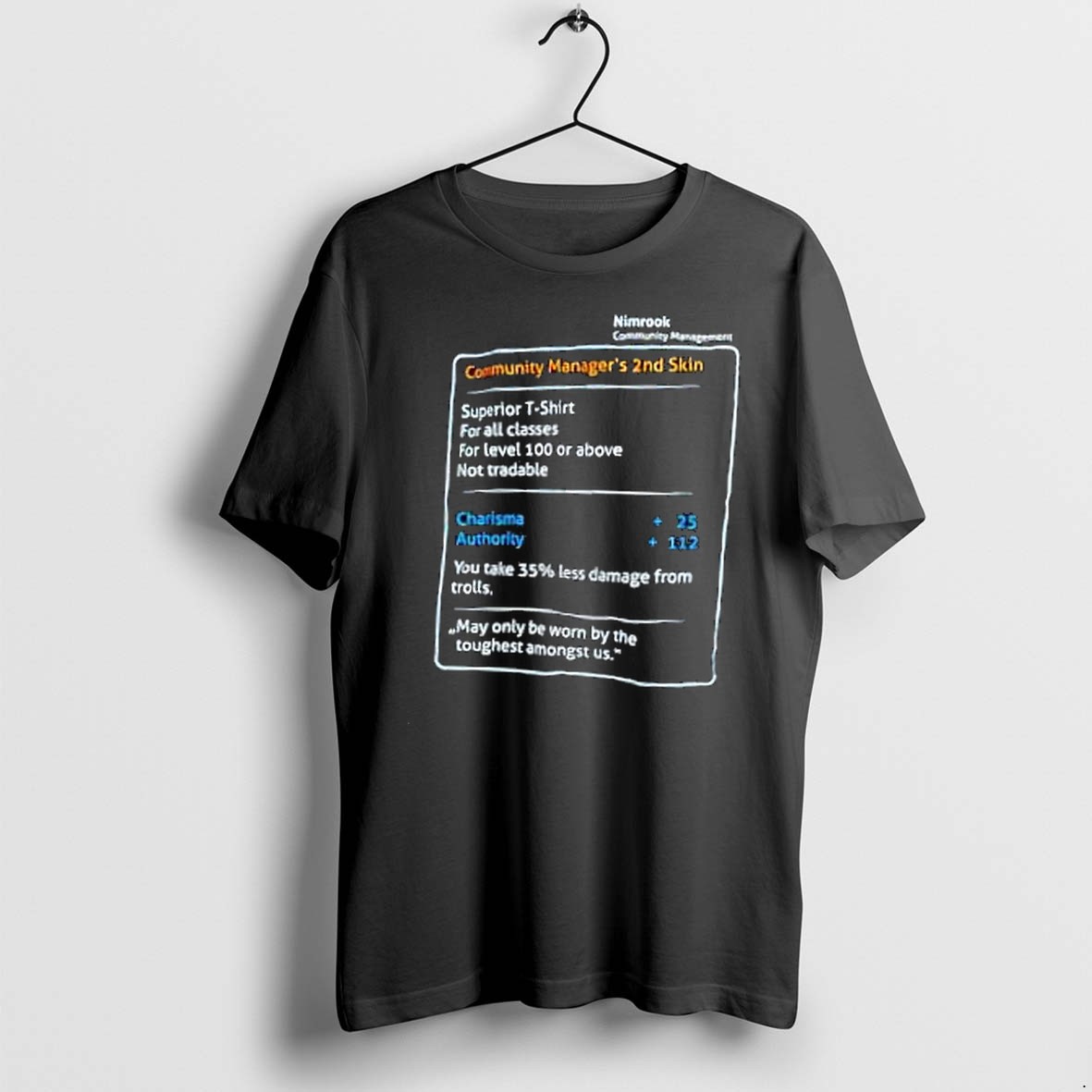 Original Nimrook Community Managers 2nd Skin Tshirts