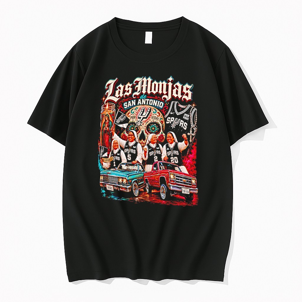 Original Nun Puro Corazon Puro Fight San Antonio Spurs Basketball 2026 Por Vida Tshirts
