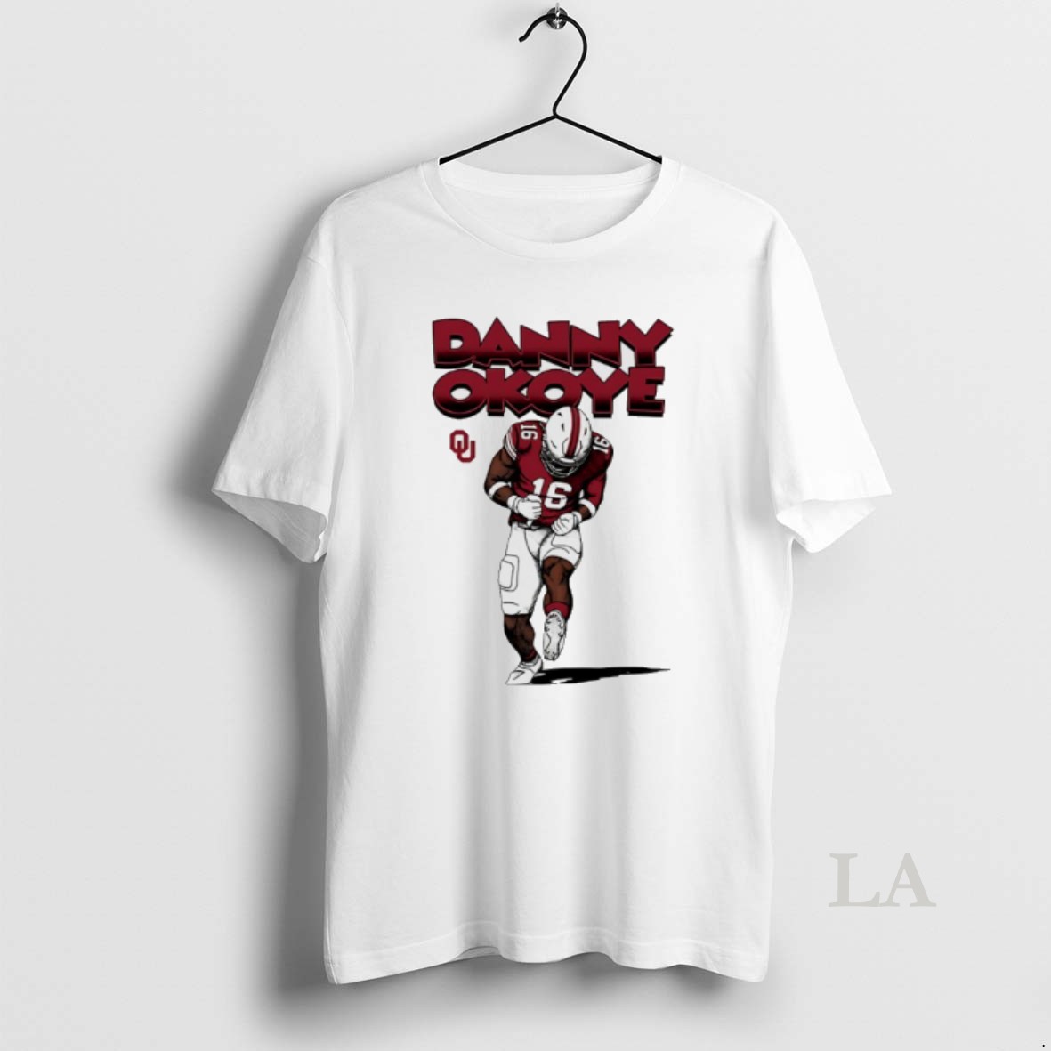 Original Oklahoma Sooners Danny Okoye Player Caricature Shirt