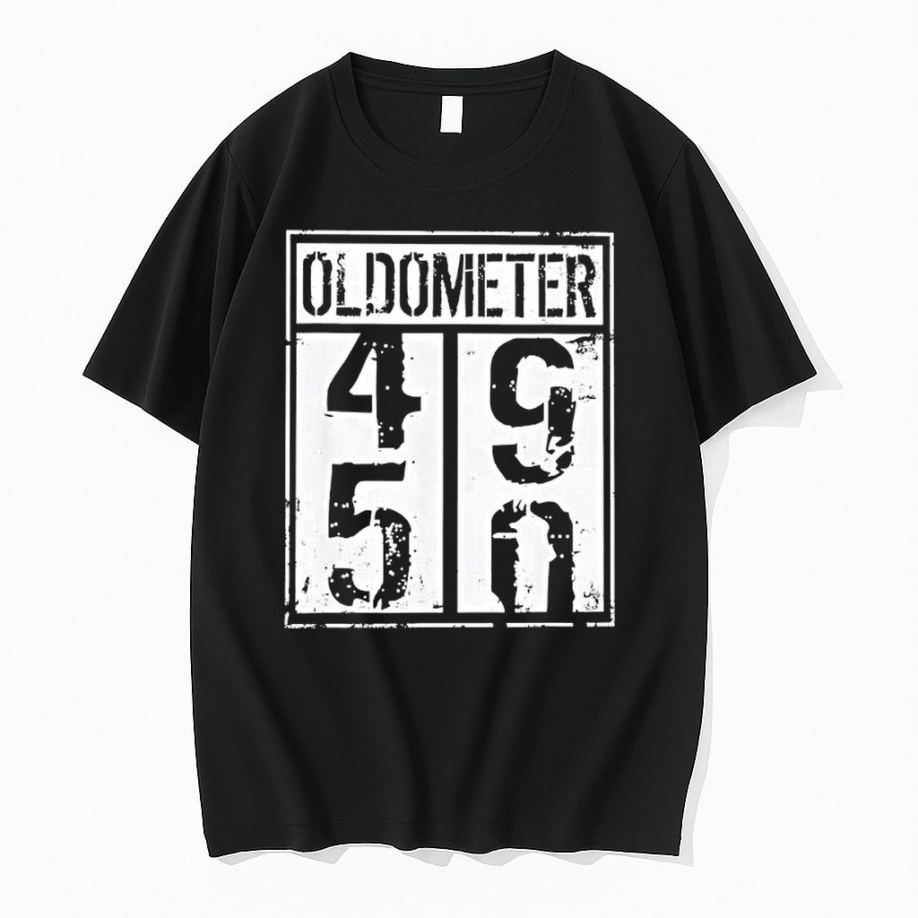 Original Oldometer 50th Birthday 49 50 Years Old Joke Tshirts