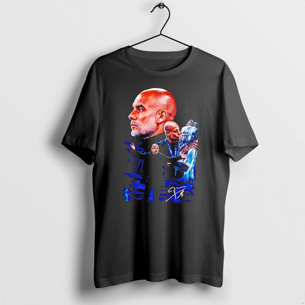 Original Pep Guardiola Manchester City 2026 Champions Trophy Tee Tshirts