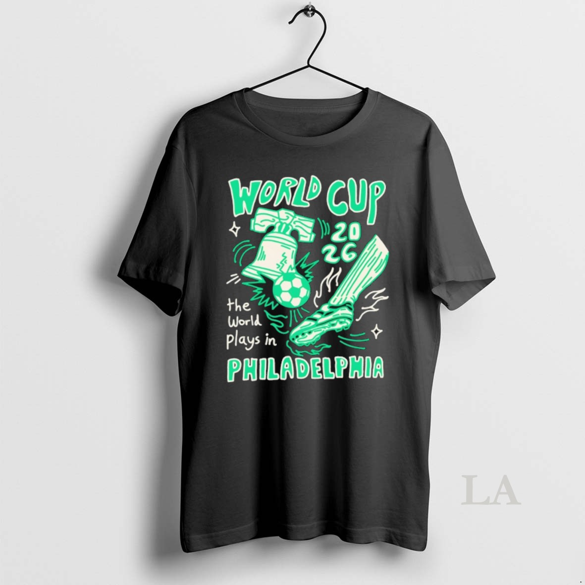 Original Philadelphia Eagles Football World Cup 2026 The World Plays In Philadelphia Shirt