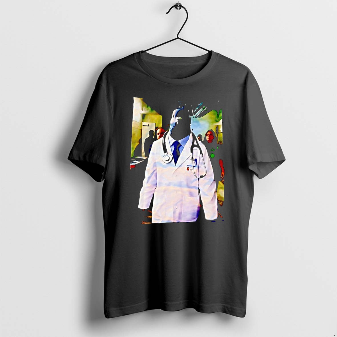 Original Pigeon Doctor Funny Surreal Medical Tshirts