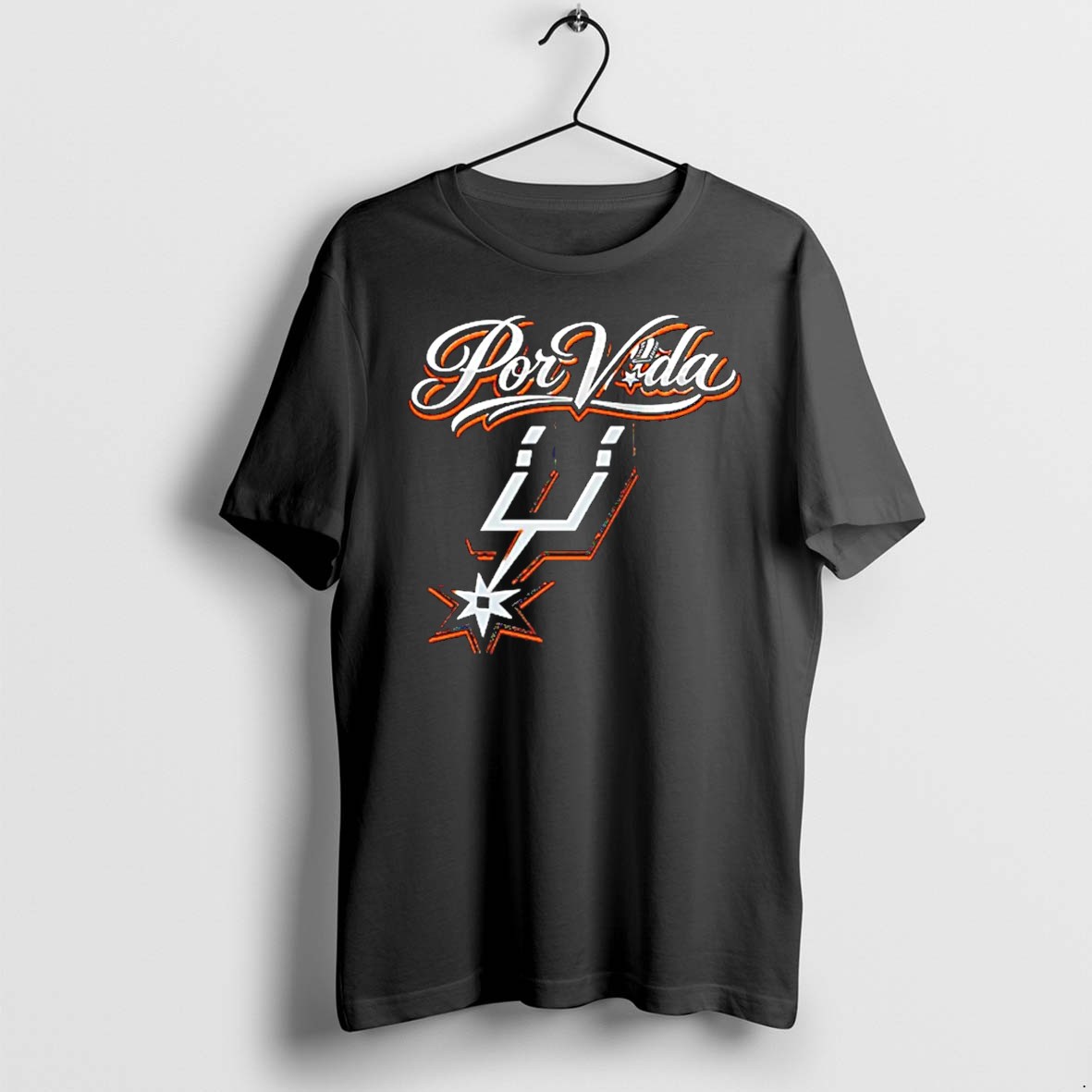 Original Por Vida Spurs San Antonio Basketball Fan Apparel Tshirts