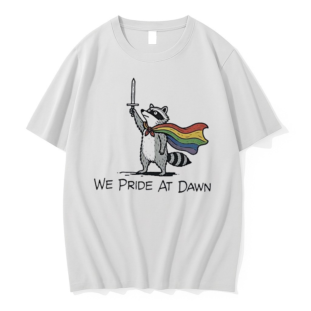 Original Pride Flag Raccoon Lgbtq Ally Tshirts