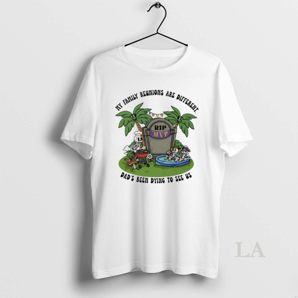 Original Rip Mvp My Family Reunions Are Different Dads Been Dying To See Us Shirt