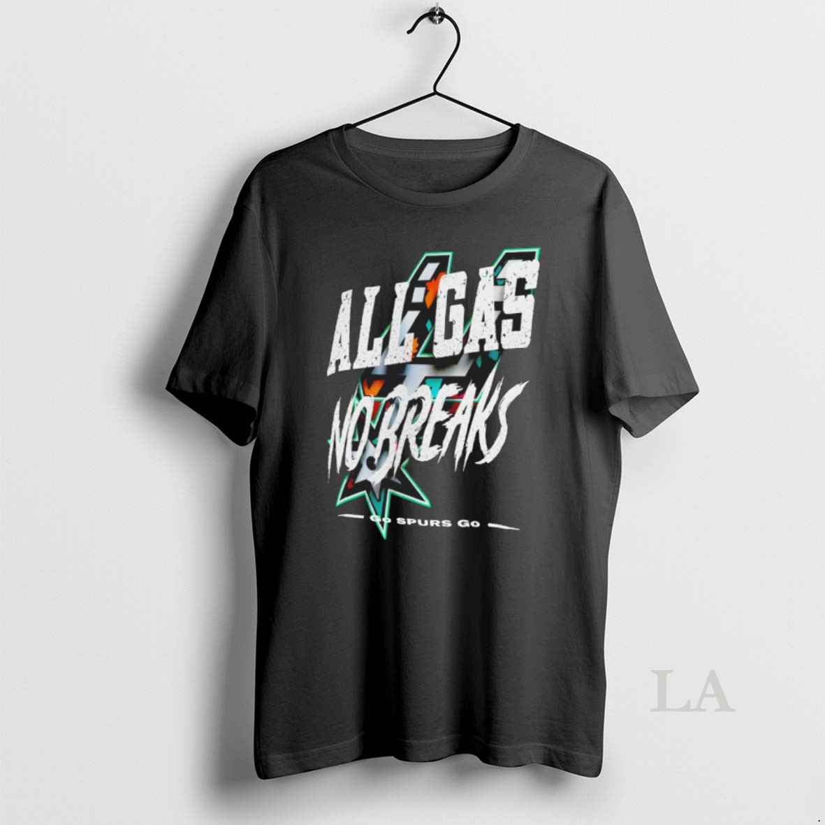 Original San Antonio Spurs All Gas No Brakes Go Spurs Go Basketball Nba 2026 Shirt