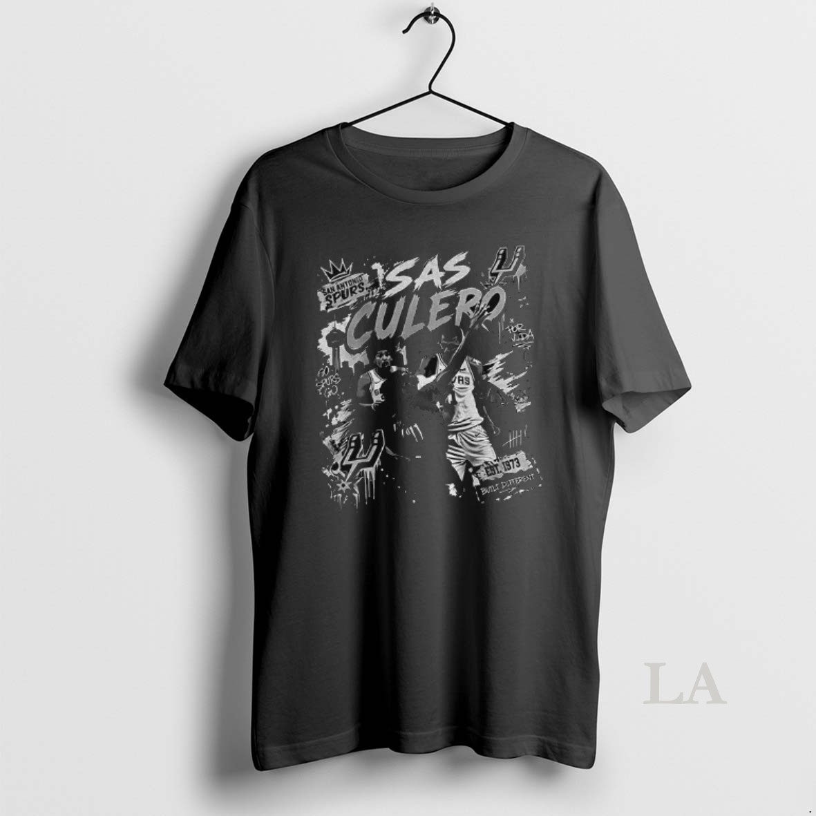 Original Sas Culero Victor Wembanyama Elbowing Naz Reid San Antonio Spurs Basketball Est 1973 Shirt