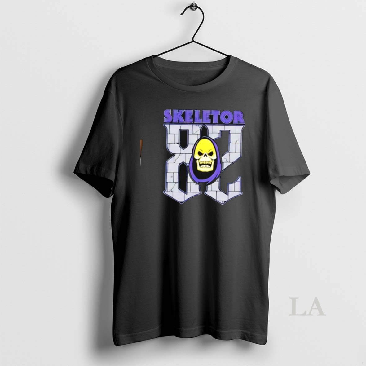 Original Skeletor 82 Masters Of The Universe Purple Hood Skull Shirt