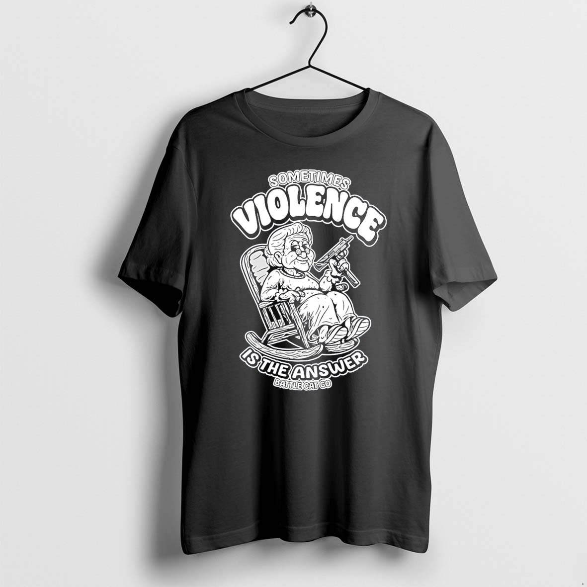 Original Sometimes Violence Is The Answer Grandma Tee Tshirts