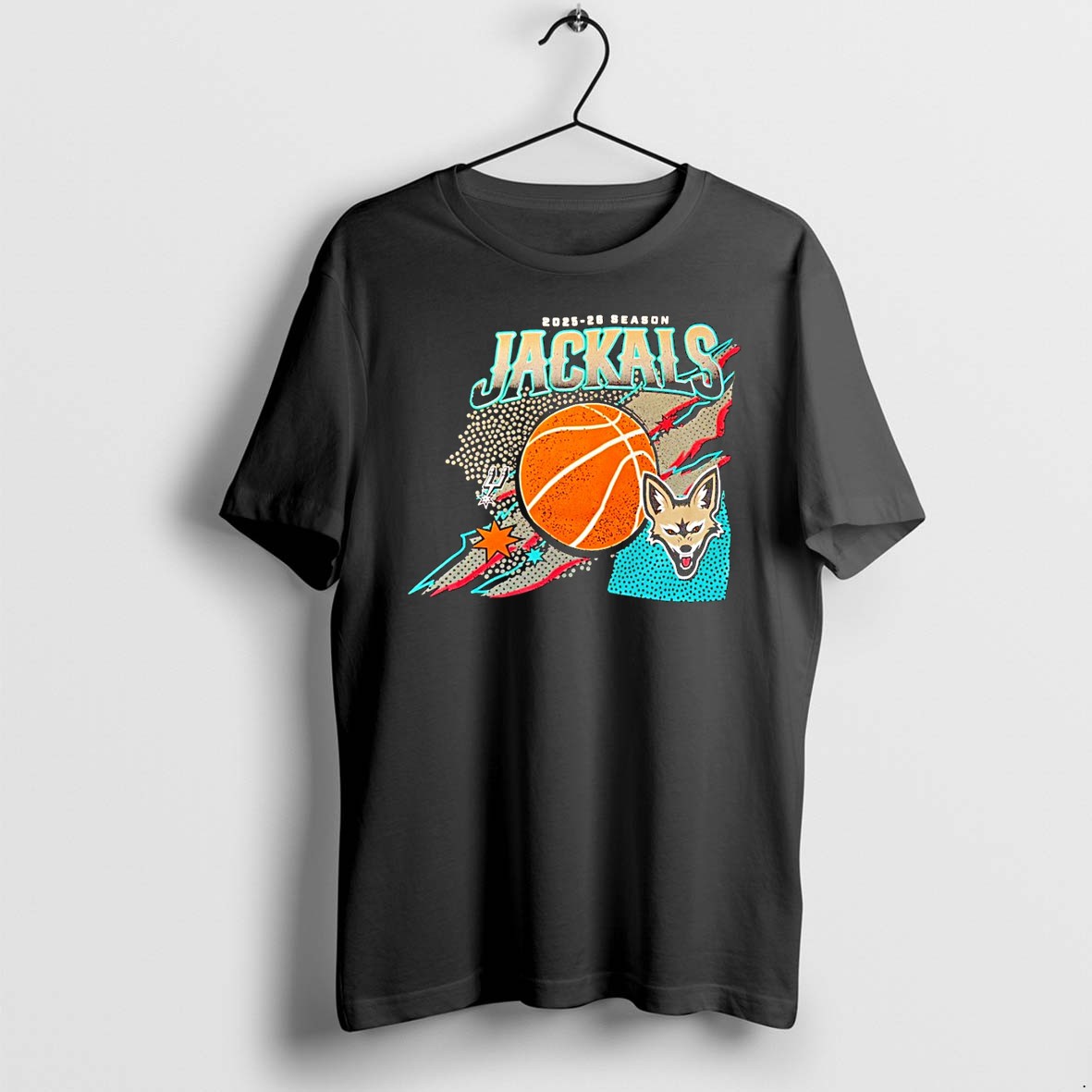 Original Spurs Jackals 2025 26 Season Basketball Nba Graphic Tshirts
