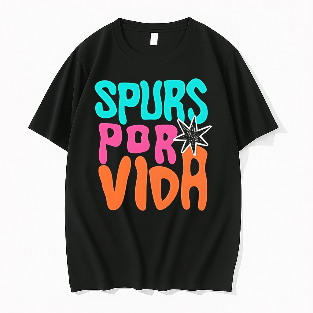 Original Spurs Por Vida San Antonio Spurs Basketball Nba 2026 Tshirts
