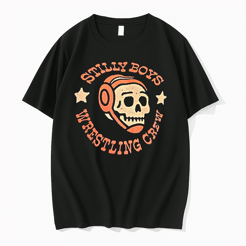 Original Stilly Boys Wrestling Crew Skull Tshirts