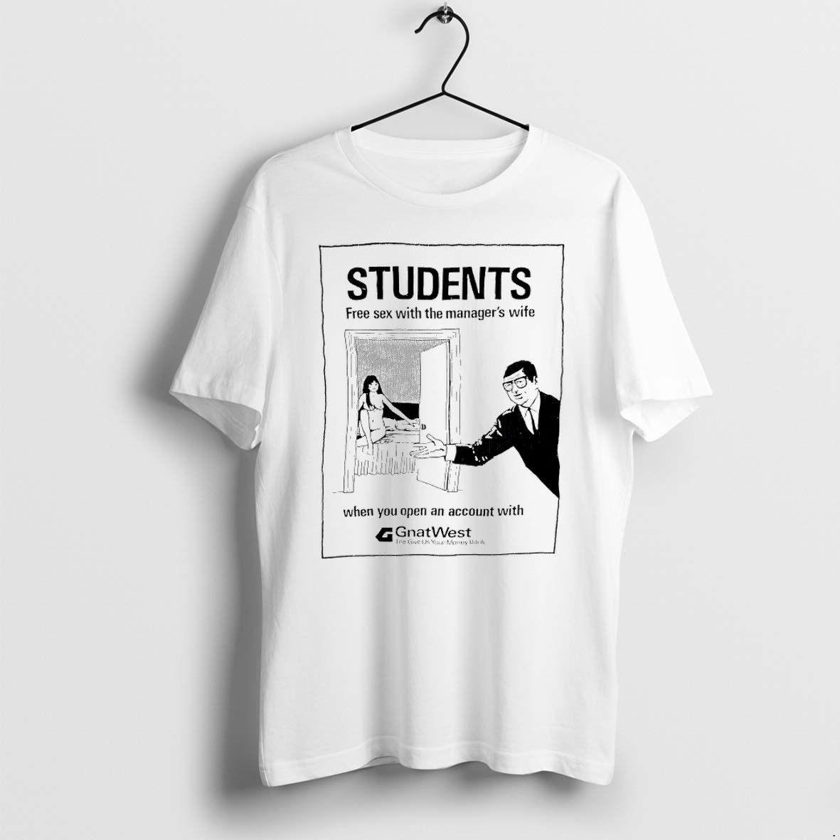 Original Students Free Sex With The Managers Wife When You Open An Accout With Tshirts
